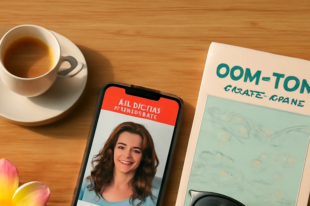 Carte des DOM-TOM, smartphone et café sur une table en bois