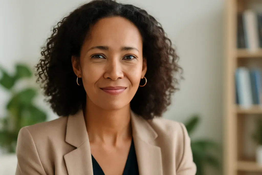 Marie Lefèvre, sexologue clinicienne, dans son cabinet de Fort-de-France avec vue sur la baie